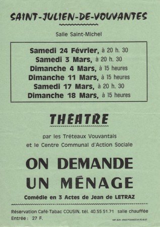 1990 - On demande un ménage